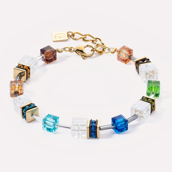 CDL NATURE MULTICOLOUR GOLD BRACELET