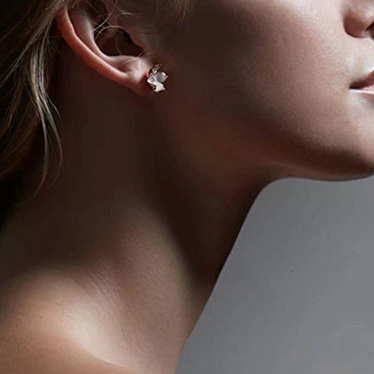 Shaun Leane Rose Gold Vermeil & Diamond 0.14ctlarge Cherry Blossom Earrings CB014.RVWHEOS