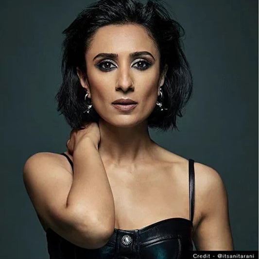 Shaun Leane Black Rhodium & Black Preal Hooked Pearl Large Earrings