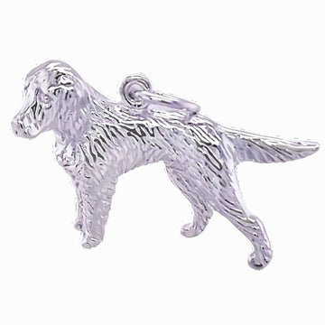 SIL RETRIEVER DOG CHARM