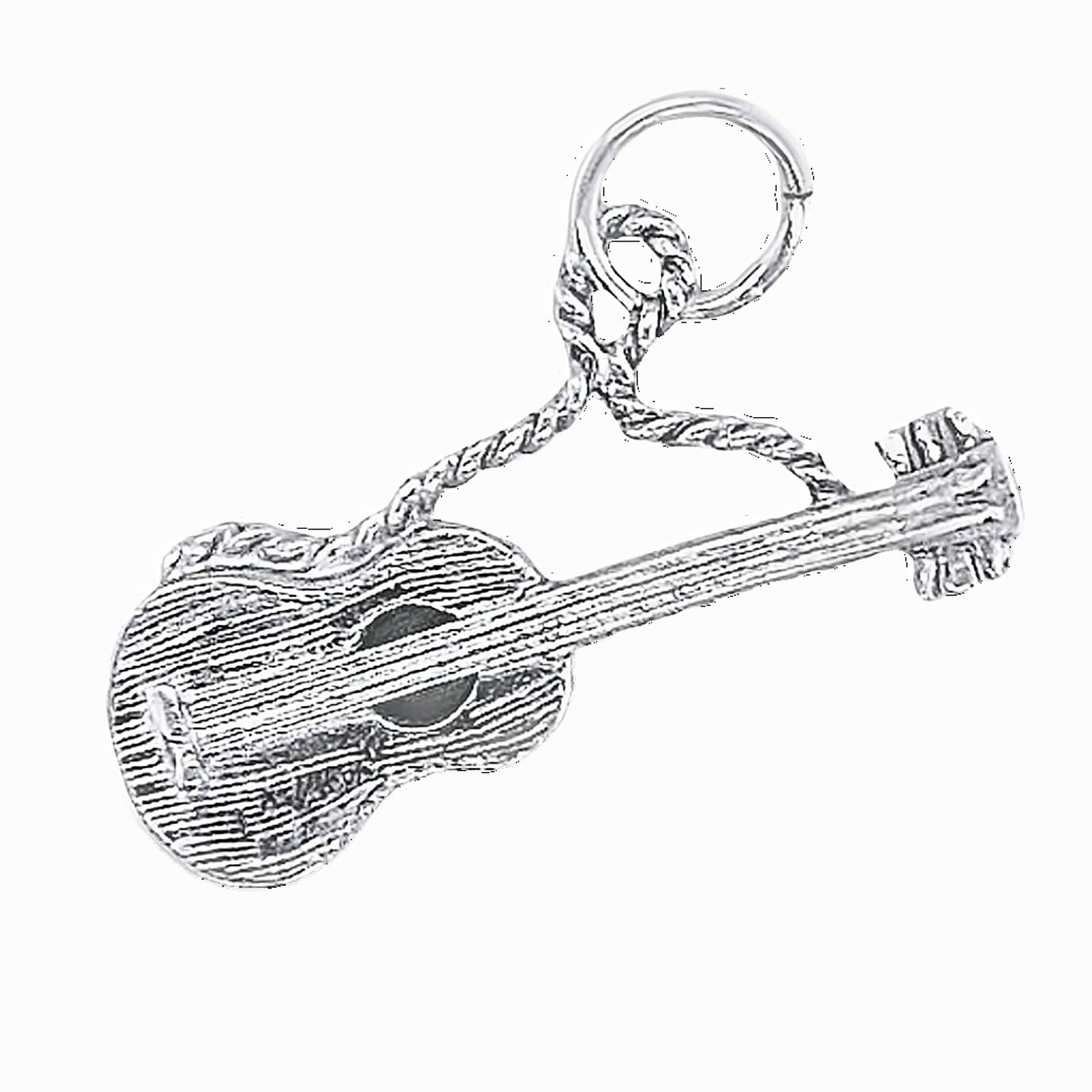 SIL GUITAR CHARM