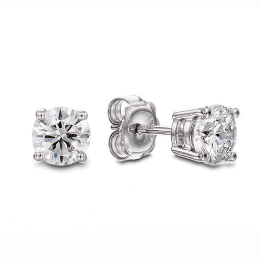 18W 0.50CT DIAMOND 4 CLAW SET STUD