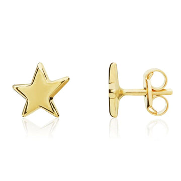 9Y 6.5MM POLISHED STAR STUD