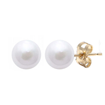 9Y 8.5-9MM CULTURED AKOYA PEARL STUD EARRING