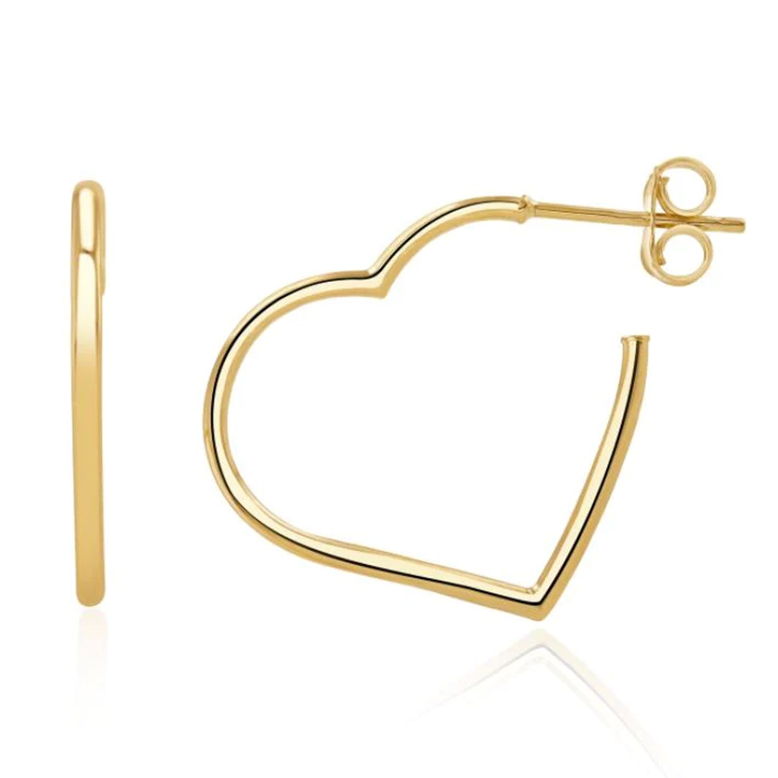 9Y 21MM HEART HOOP