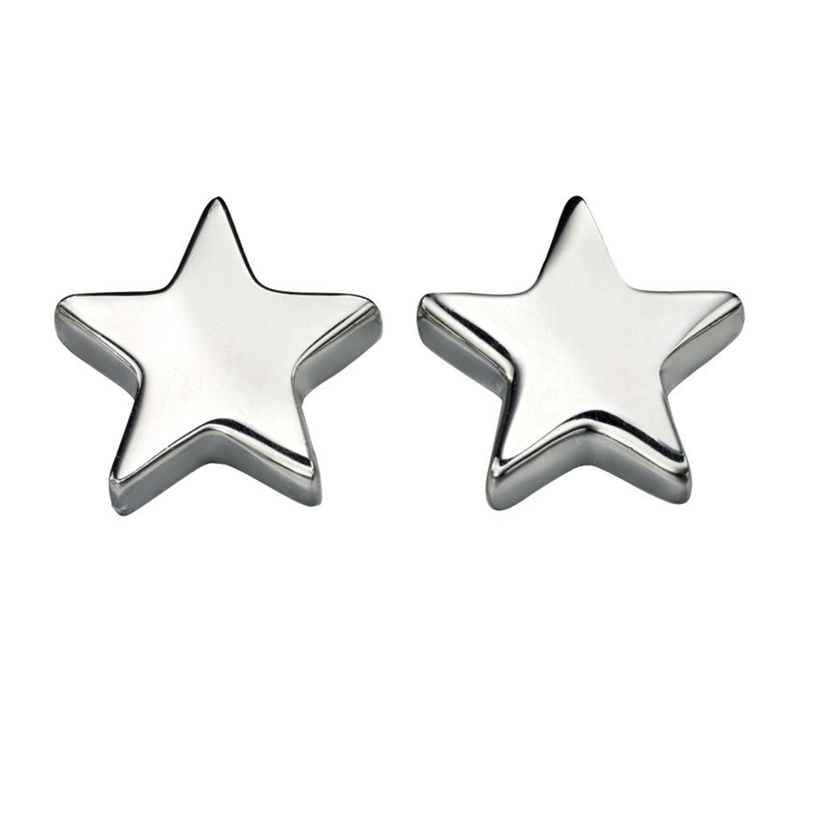 SIL 9MM PLAIN STAR STUD