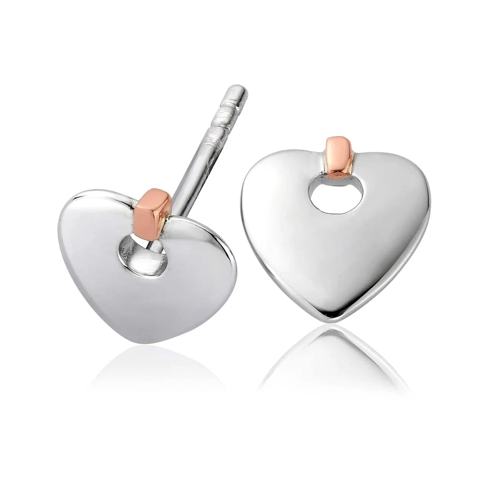 CLOGAU CARIAD HEART STUD