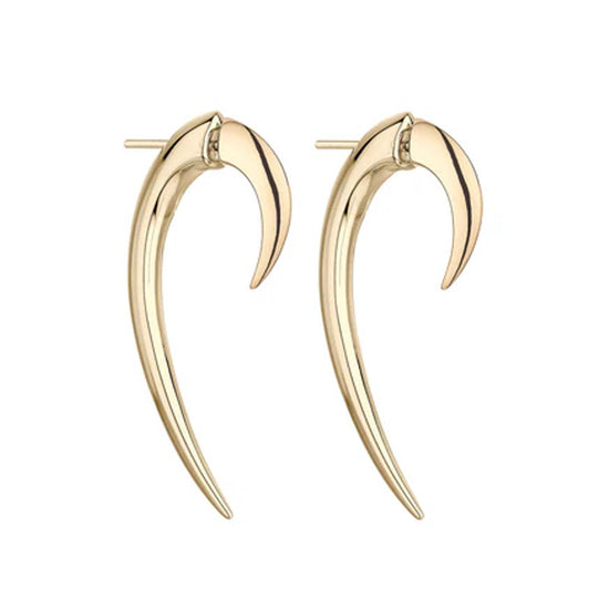 SHAUN LEANE  YELLOW GOLD VERMEIL HOOK SIZE 1 EARRINGS