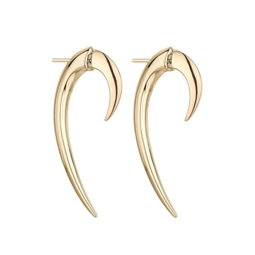 SHAUN LEANE  YELLOW GOLD VERMEIL HOOK SIZE 1 EARRINGS