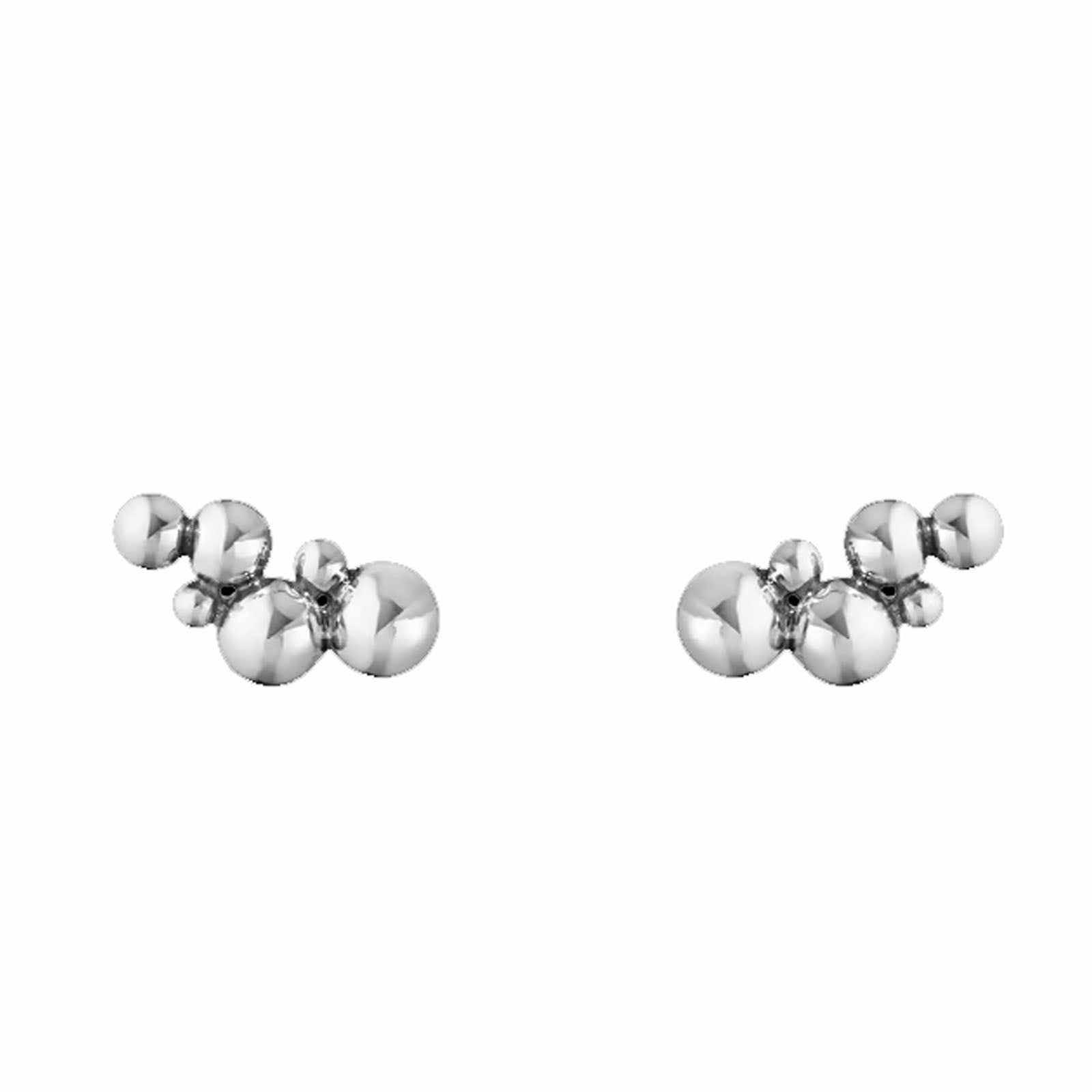 GEORG JENSEN SILVER GRAPE SHORT EAR CLIMBER