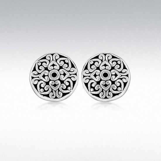 SIL 13MM ANTIQUE STYLE BUTTON STUD