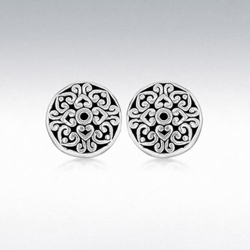 SIL 13MM ANTIQUE STYLE BUTTON STUD