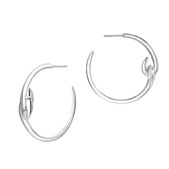 SHAUN LEANE SILVER HOOK HOOP EARRINGS HT021.SSNAEOS