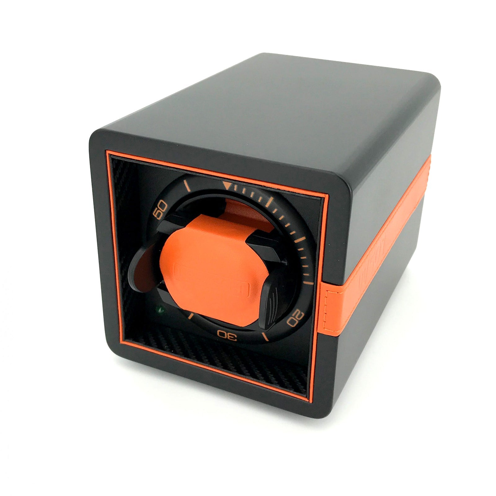 SINGLE WATCHWINDER BLACK/ORANGE