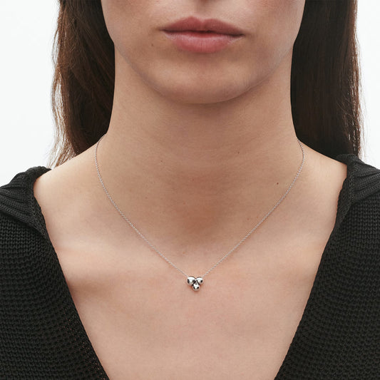 Georg Jensen Silver Moonlight Grapes Small Necklace