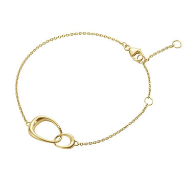 Georg Jensen 18ct Yellow Gold Offspring Interlocking Bracelet