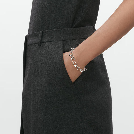 Georg Jensen Silver Offspring Open Link Bracelet