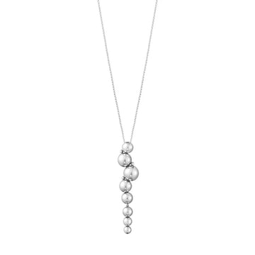 Georg Jensen Silver Moonlight Grapes Long Necklace