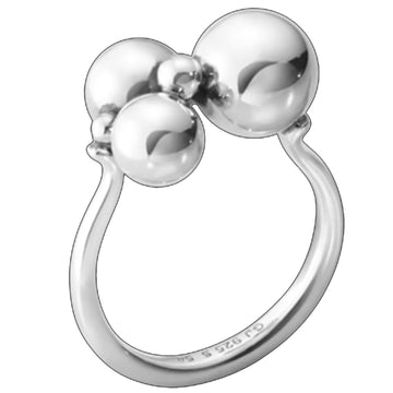 Georg Jensen Silver Moonlight Grapes Ring Size 58