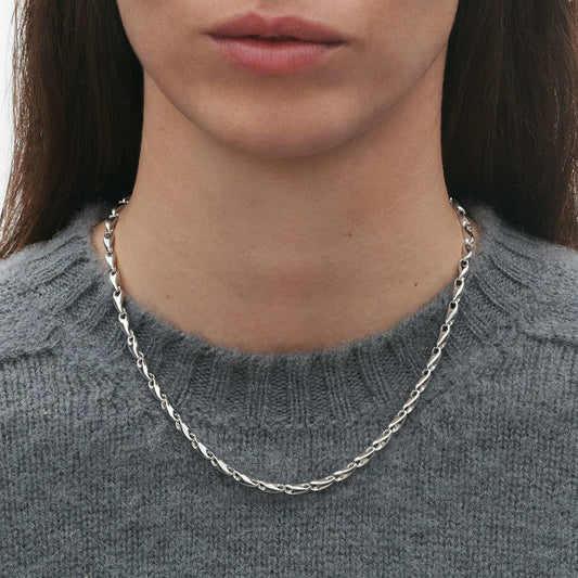 Georg Jensen Silver Reflect 45cm Necklace