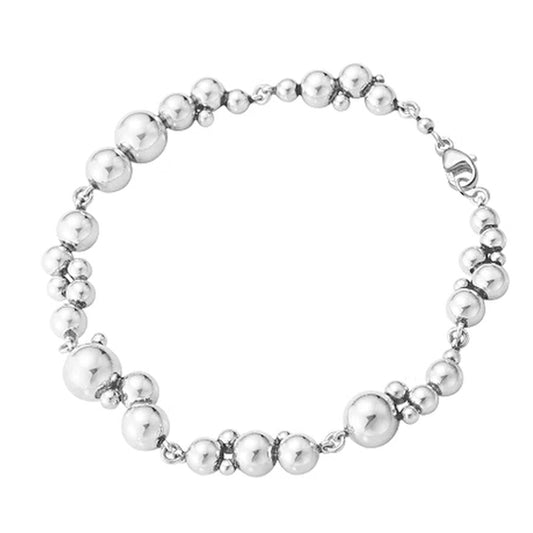 Georg Jensen Silver Moonlight Grape Medium Length Bracelet