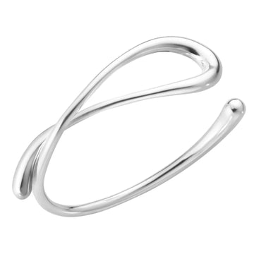 Georg Jensen Silver Mercy Twist Medium Size Bangle