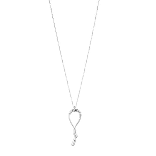 Georg Jensen Silver Mercy Pendant & Chain Necklace