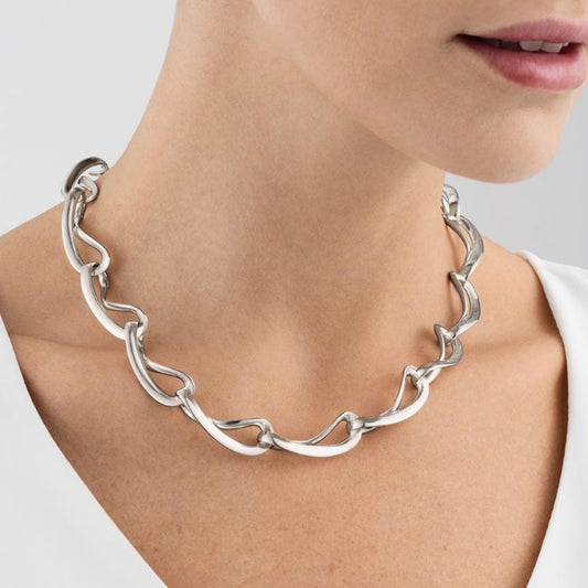 Georg Jensen Silver Infinity Necklace