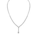 18ct White Gold 0.77ct Diamond Lariat Necklace