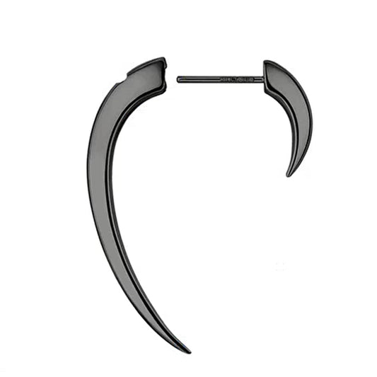 Shaun Leane Silver Black Rhodium Hook Size 2 Earrings HT009.BRNAEOS