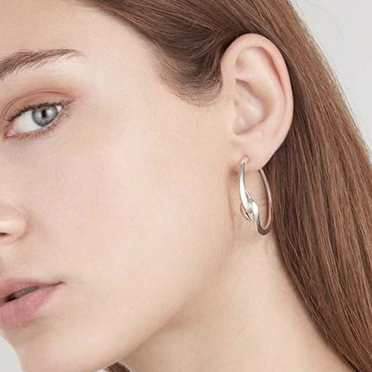Shaun Leane Silver Hook Hoop Earrings HT021.SSNAEOS