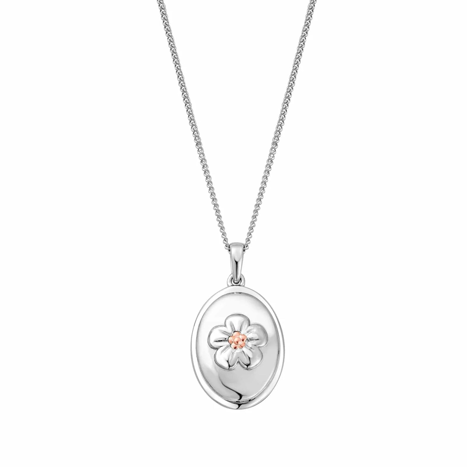 CLOGAU FORGET ME NOT LOCKET & CHAIN