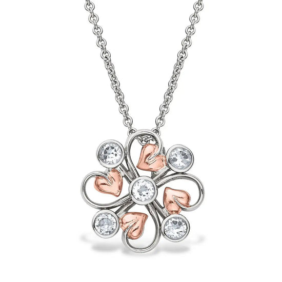 CLOGAU TREE OF LIFE CLOVER PENDANT