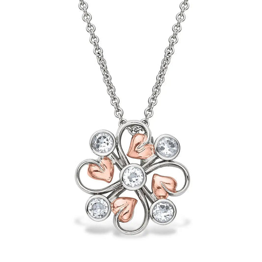 CLOGAU TREE OF LIFE CLOVER PENDANT