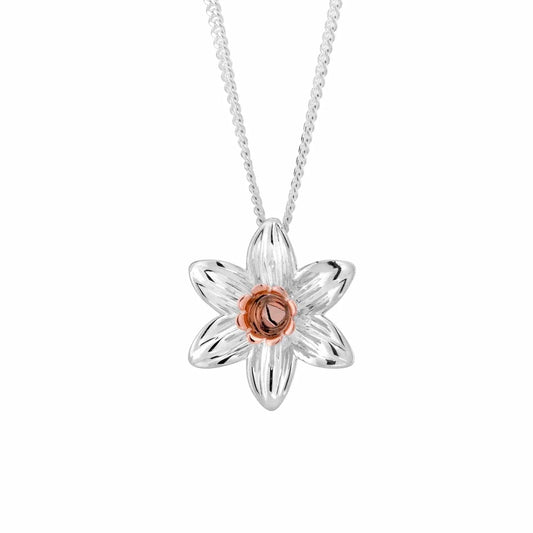 CLOGAU DAFFODIL PENDANT & CHAIN