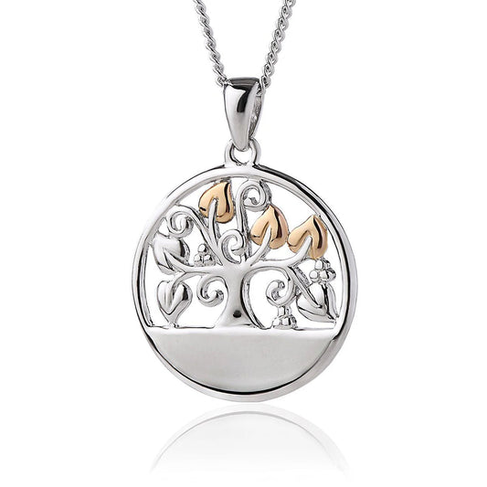 CLOGAU TREE OF LIFE PENDANT & CHAIN