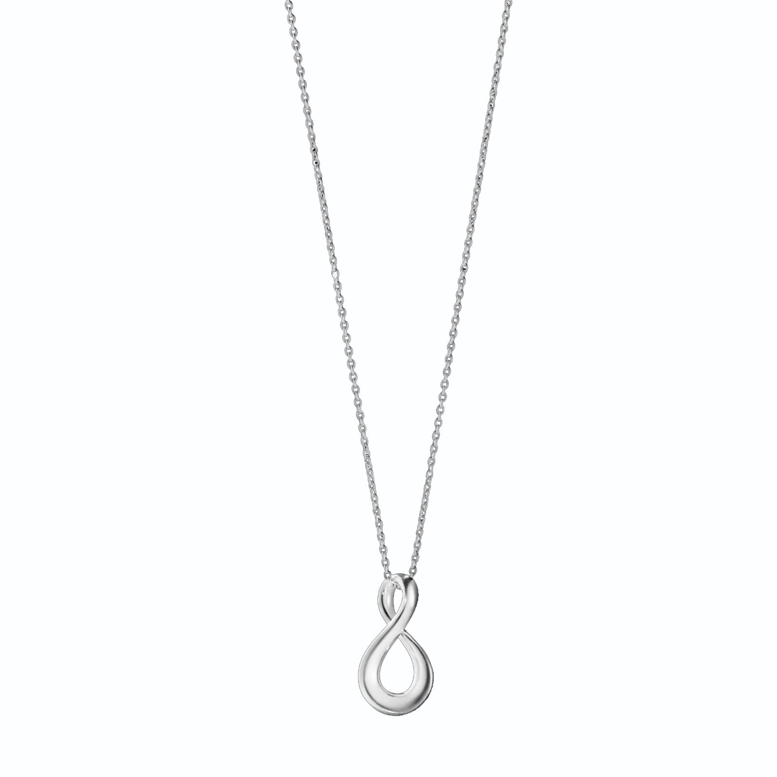 GEORG JENSEN SILVER INFINITY NECKLACE