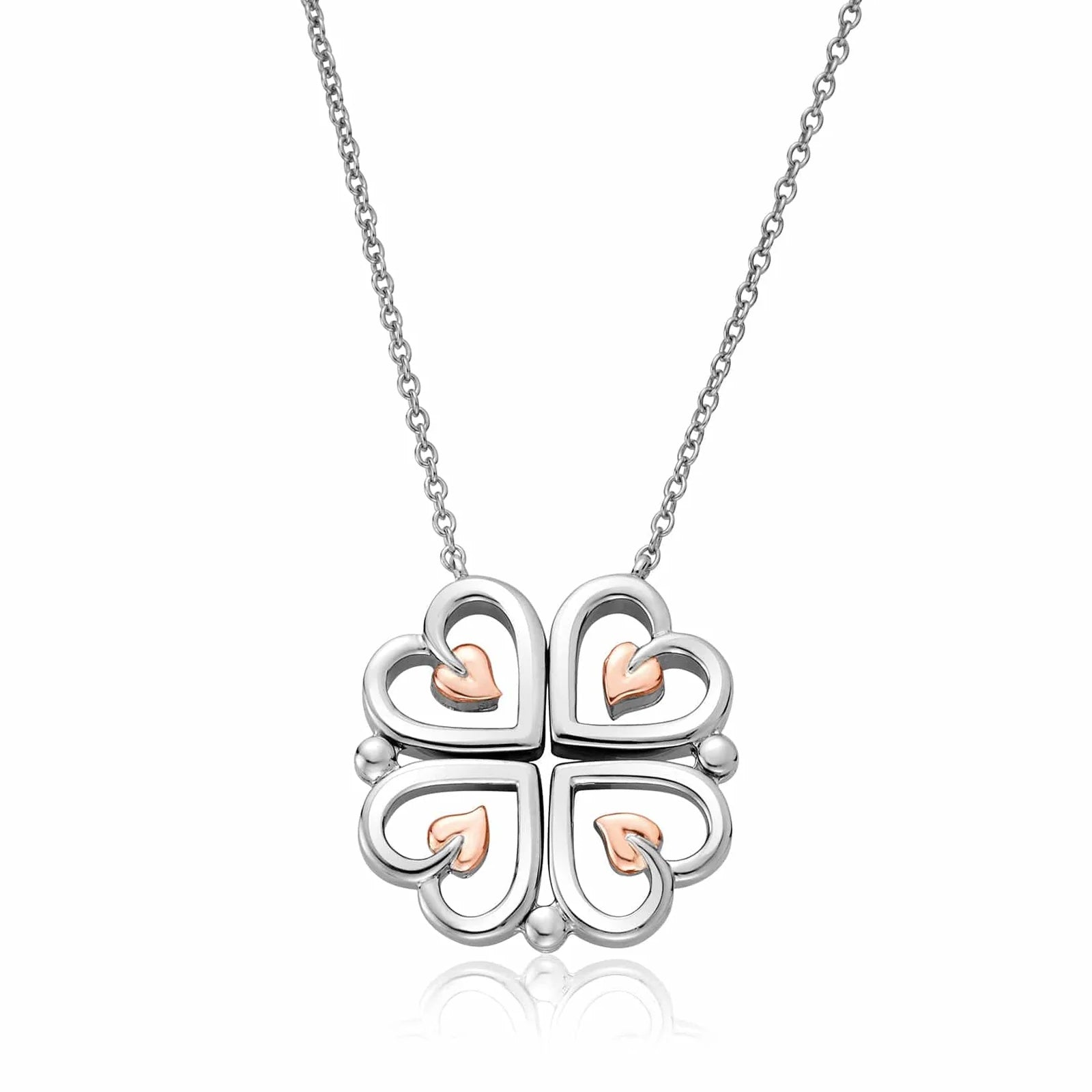 CLOGAU TREE OF LIFE HEART NECKLACE