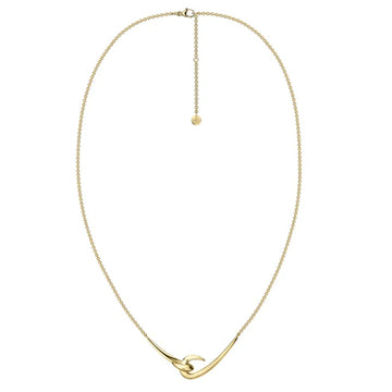 SHAUN LEANE YELLOW GOLD VERMEIL HOOK NECKLACE HT026.YVNANOS