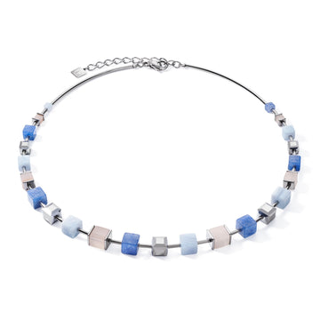 CDL NECKLACE BLUE-BEIGE