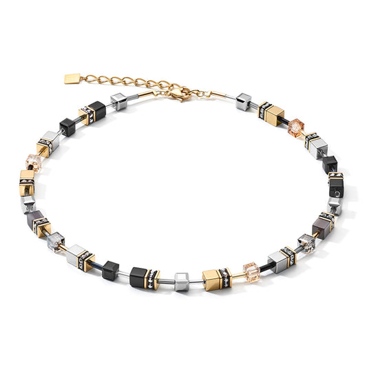 CDL NECKLACE GREY-GOLD