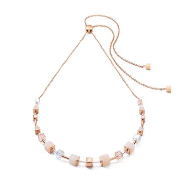 CDL NECKLACE PEACH-ROSEGOLD