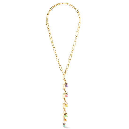 CDL CUBE CHARM NECKLACE PASTEL