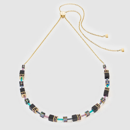 CDL BLACK MULTICOLOUR NECKLACE