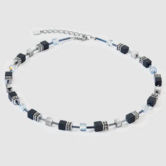 CDL BLACK-CRYSTAL NECKLACE