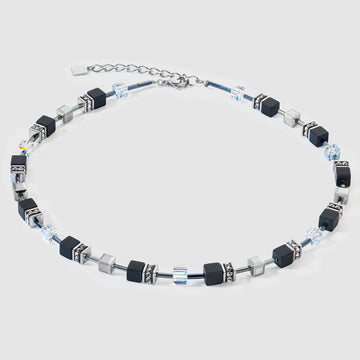 CDL BLACK-CRYSTAL NECKLACE