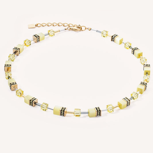 CDL MONO LIGHT YELLOW NECKLACE