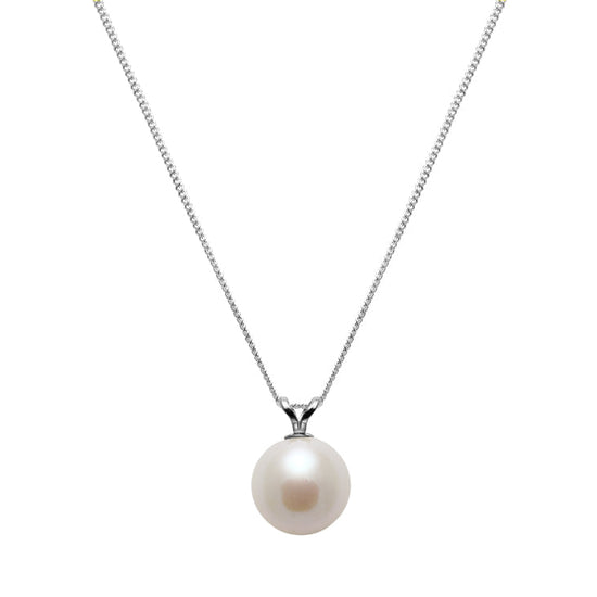 9W WHITE 8-8.5MM CULTURED PEARL PENDANT ON SPLIT BALE