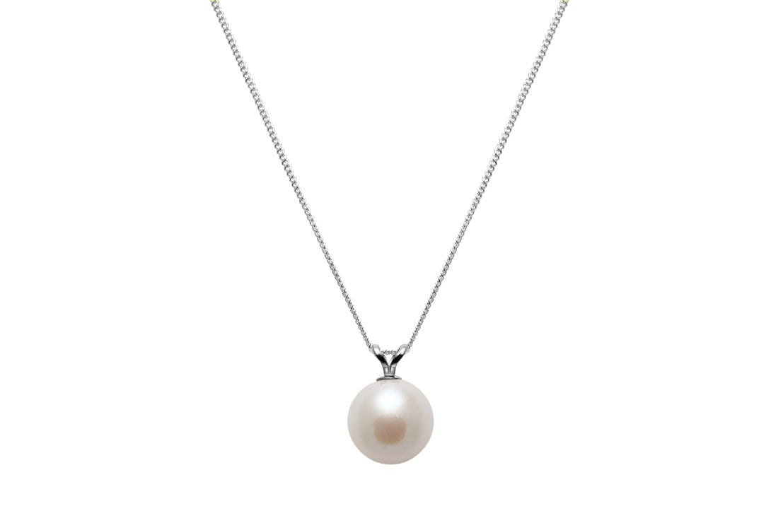 9W WHITE 8-8.5MM CULTURED PEARL PENDANT ON SPLIT BALE