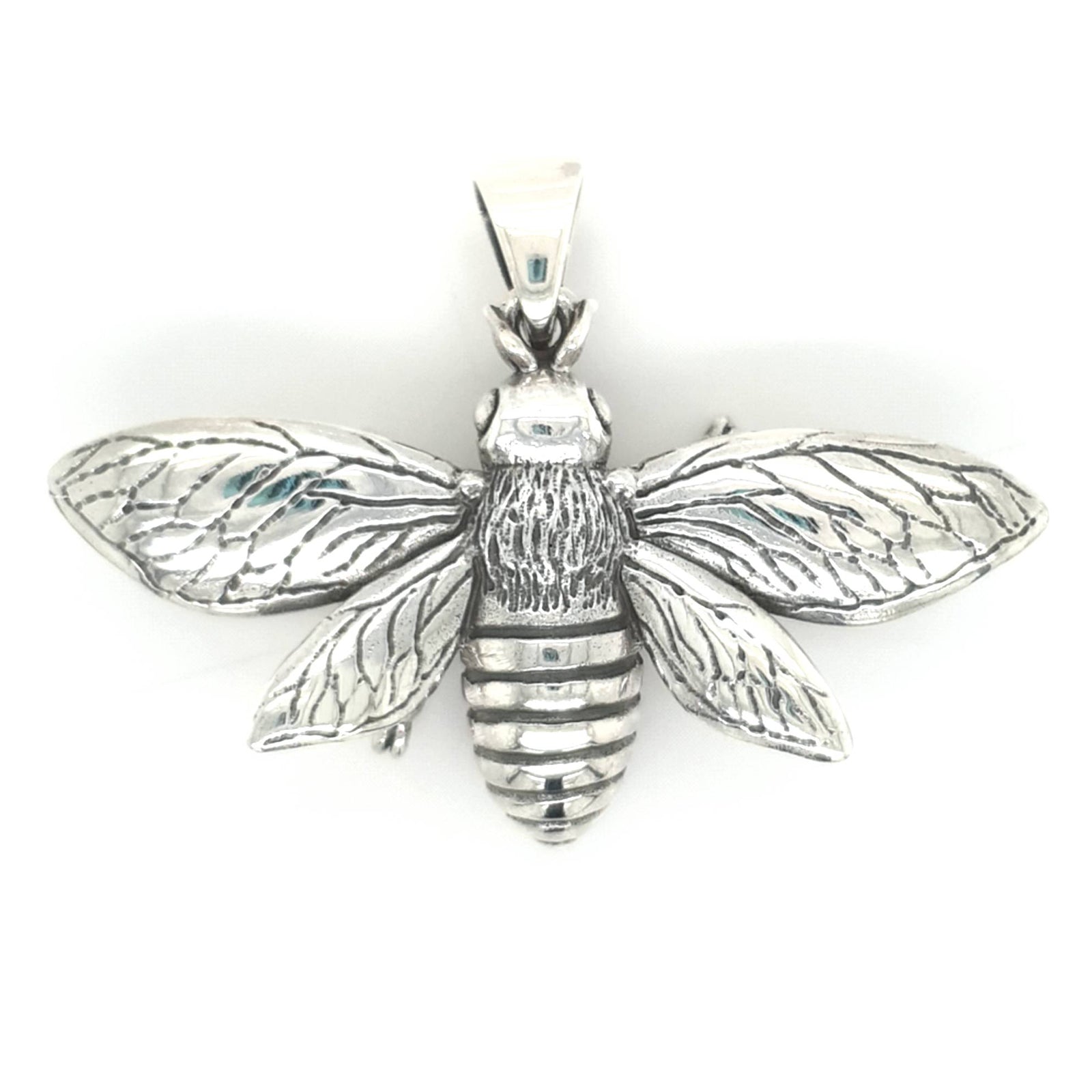 SIL LARGE 3D BEE PENDANT